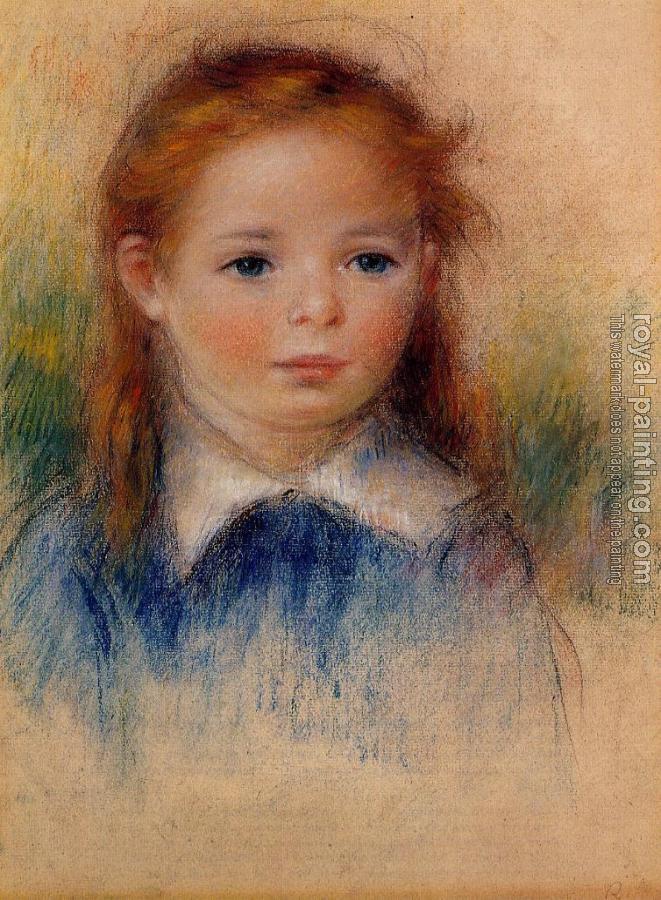 Pierre Auguste Renoir : Portrait of a Little Girl